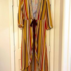 Aratta duster with beautiful embroidery
